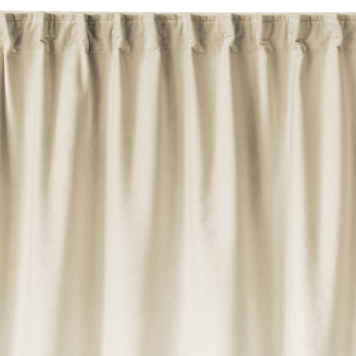 Linum Paolo gardin med veckband Gräddig beige | Skandinavisk Design | Gardinlängder | Beige