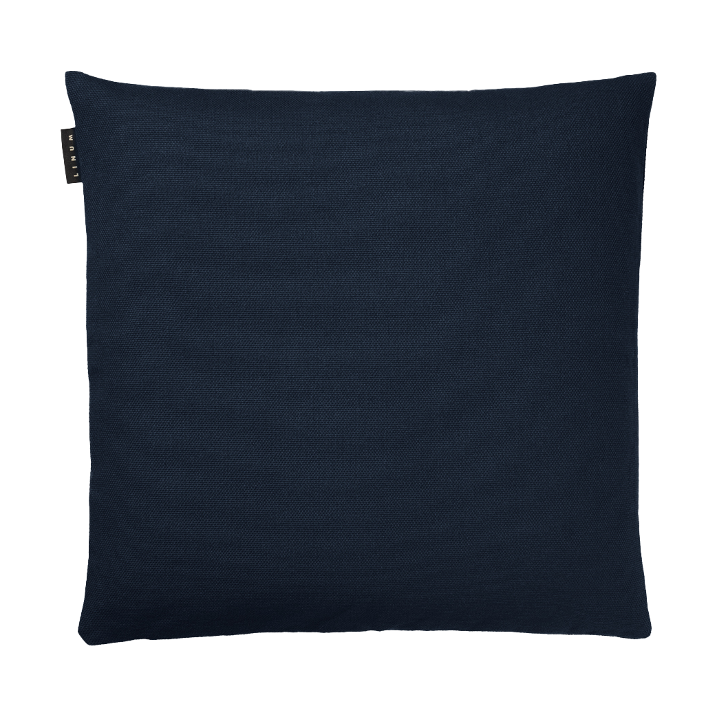 Linum Pepper kuddfodral 50x50 cm Mörk marinblå | Skandinavisk Design | Kuddfodral | Blå
