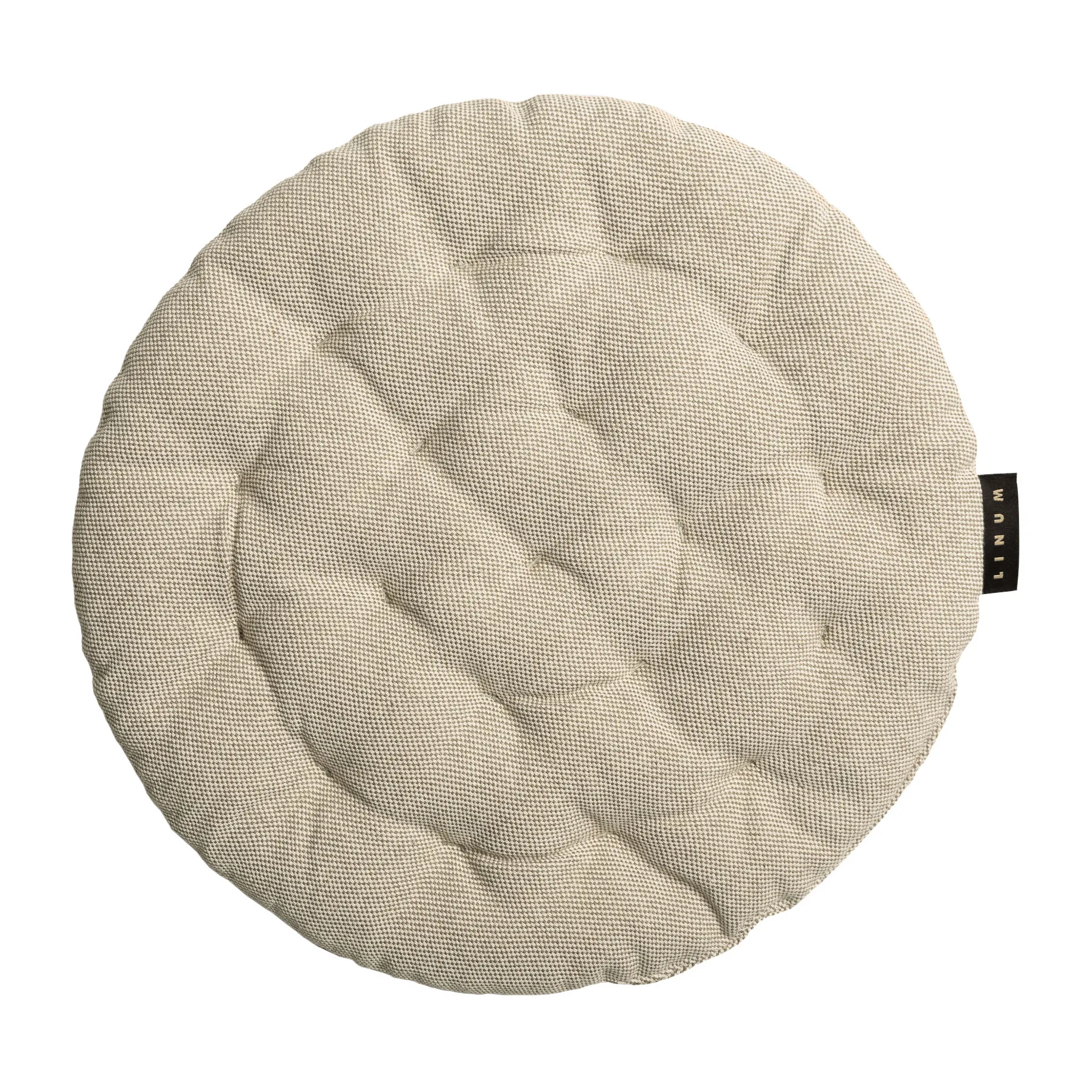 Pepper stolsdyna Ø37 cm, Bronsbrun Linum