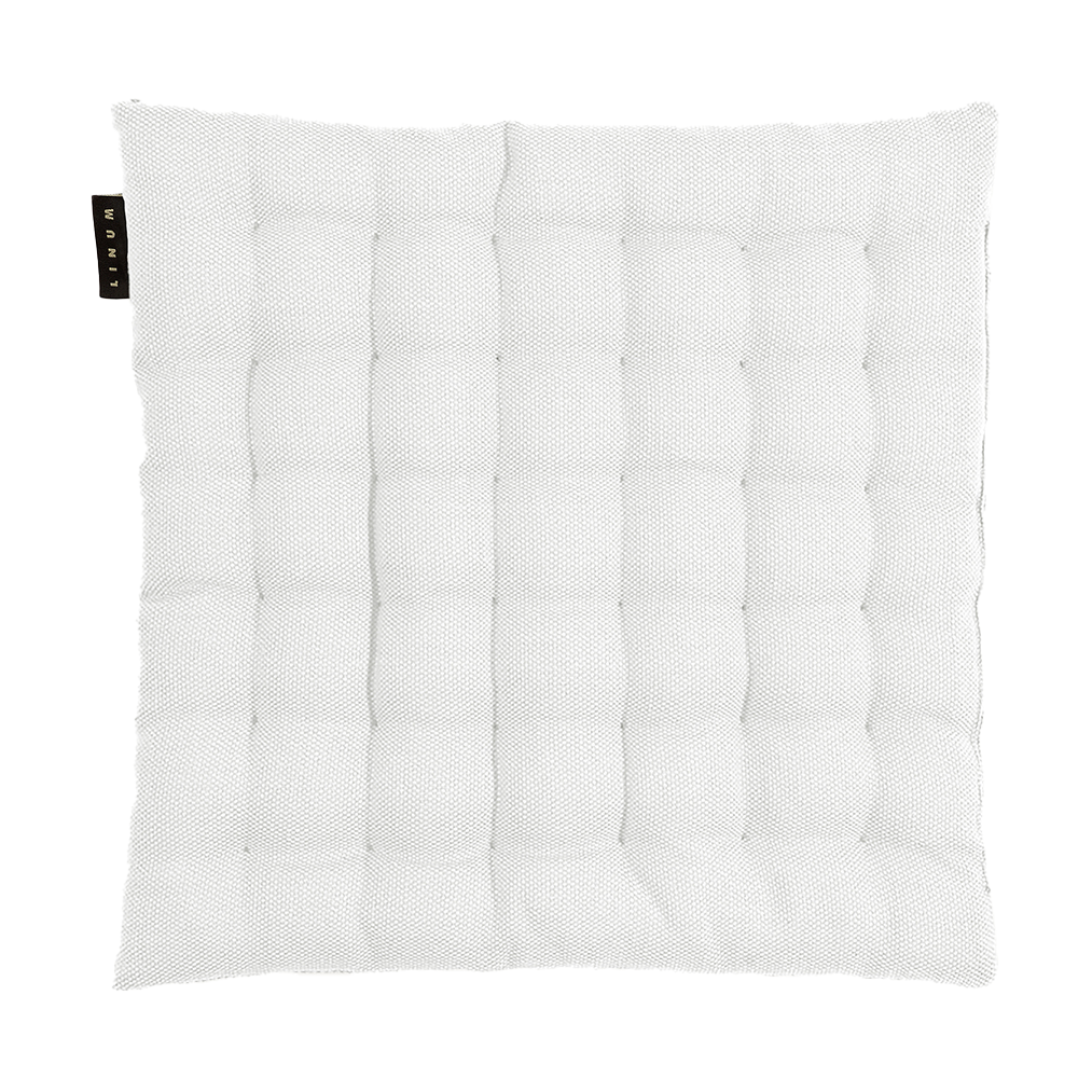 Linum Pepper stolsdyna 40x40 cm Vit | Skandinavisk Design | Stolsdynor | Vit
