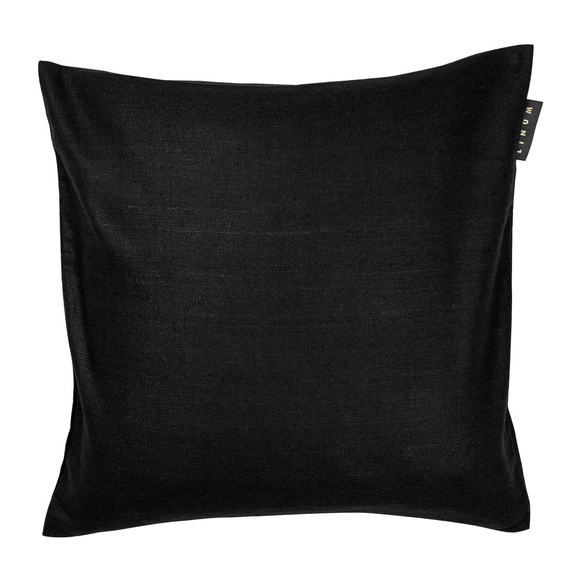 Linum Seta kuddfodral 50x50 cm Svart | Skandinavisk Design | Kuddfodral | Svart