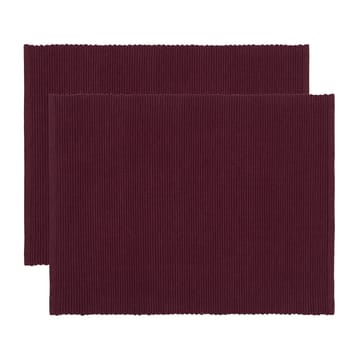 Uni bordstablett 35x46 cm 2-pack - Burgundyröd - Linum