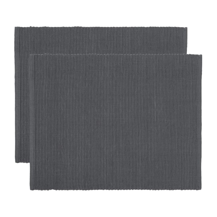 Uni bordstablett 35x46 cm 2-pack - Granitgrå - Linum