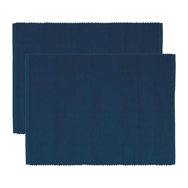 Uni bordstablett 35x46 cm 2-pack - Indigo blue - Linum