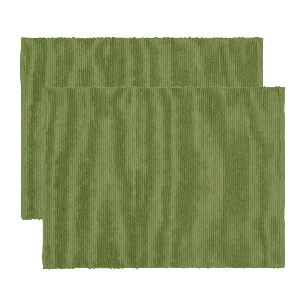 Linum Uni bordstablett 35x46 cm 2-pack Mossgrön