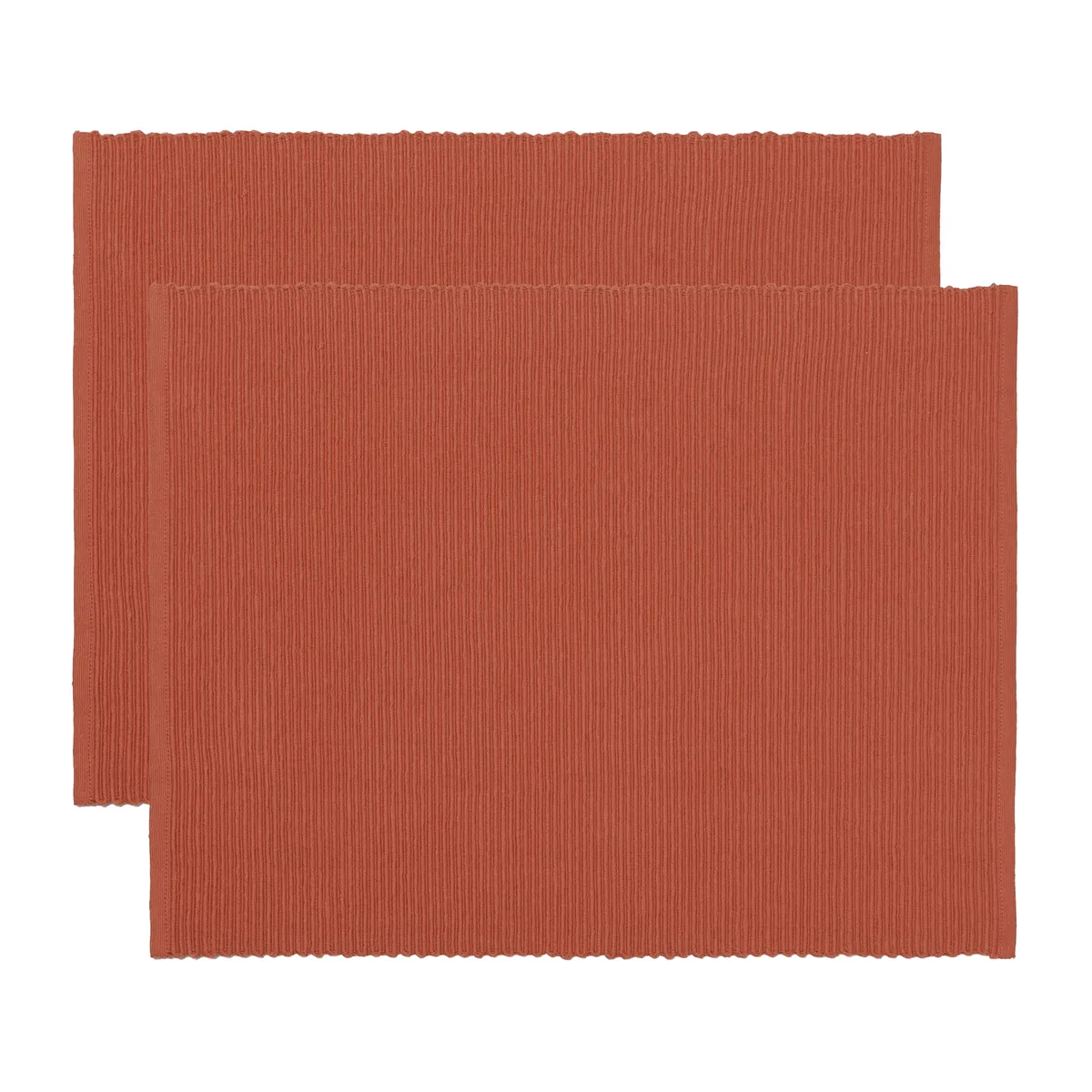 Linum Uni bordstablett 35x46 cm 2-pack Rostorange