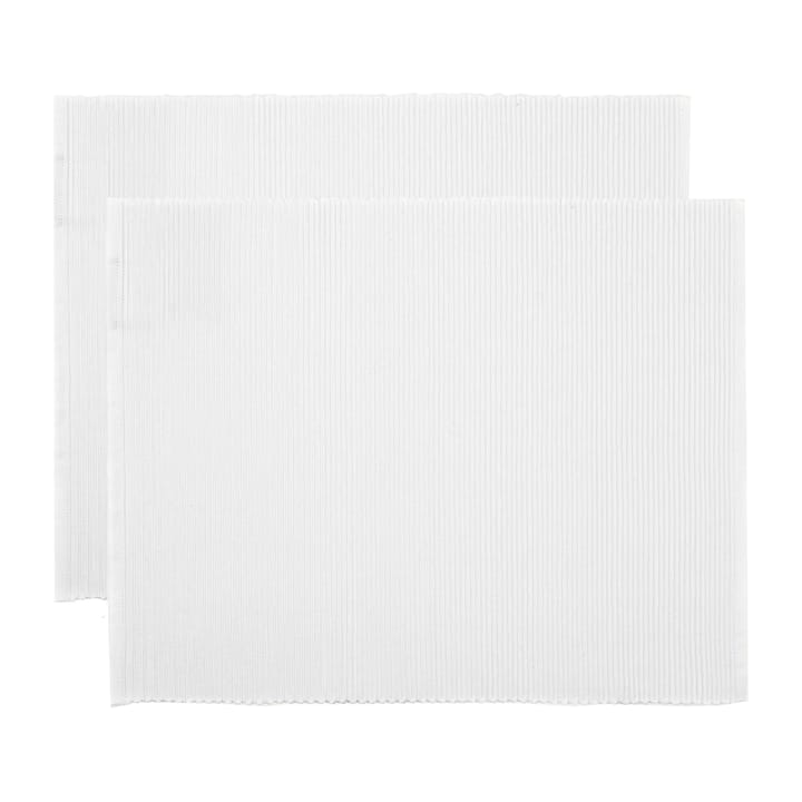 Uni bordstablett 35x46 cm 2-pack - Vit - Linum