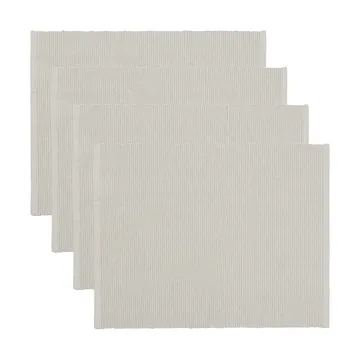 Uni bordstablett 35x46 cm 4-pack - Ljusgrå - Linum