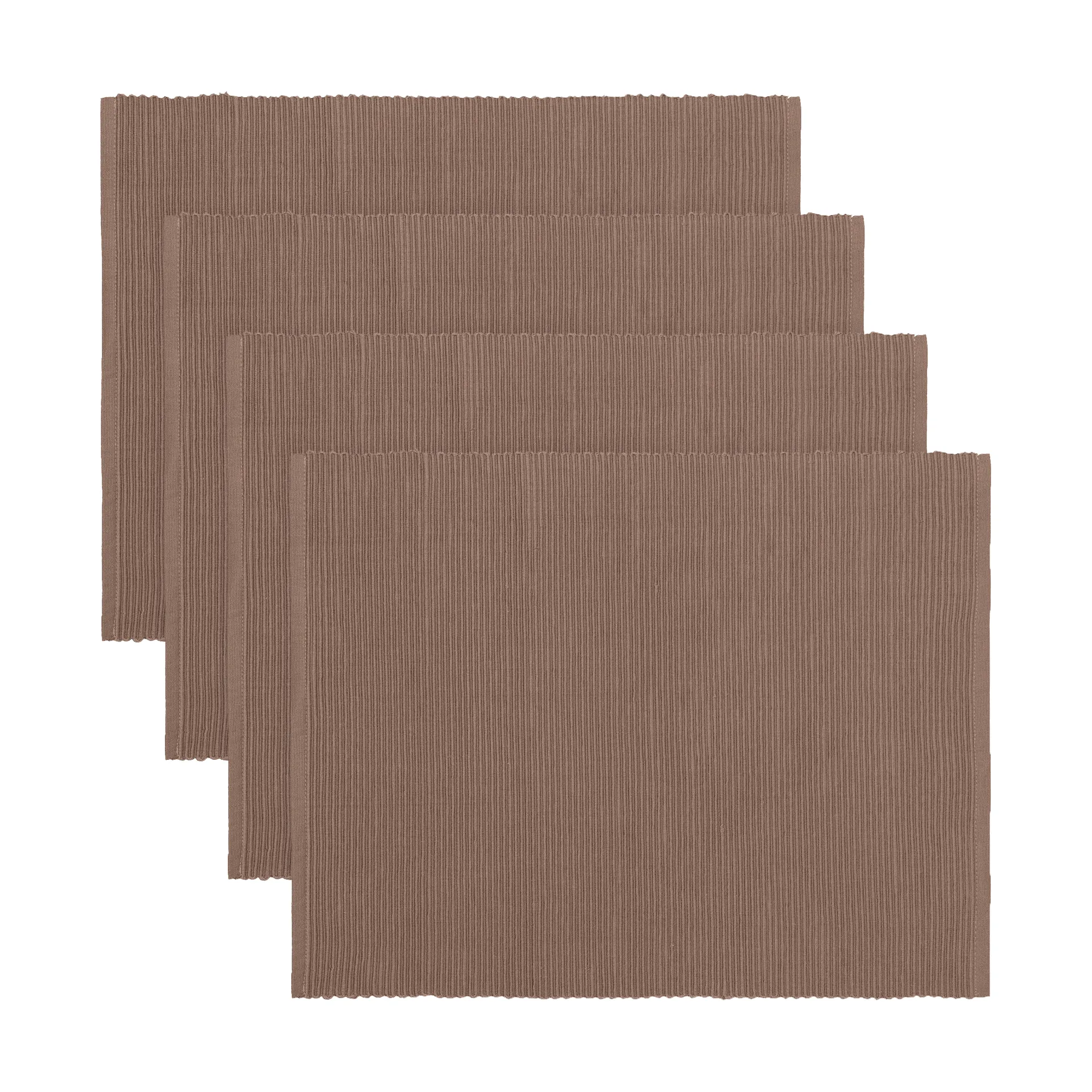 Uni bordstablett 35x46 cm 4-pack, Mörk mullvadsbrun Linum