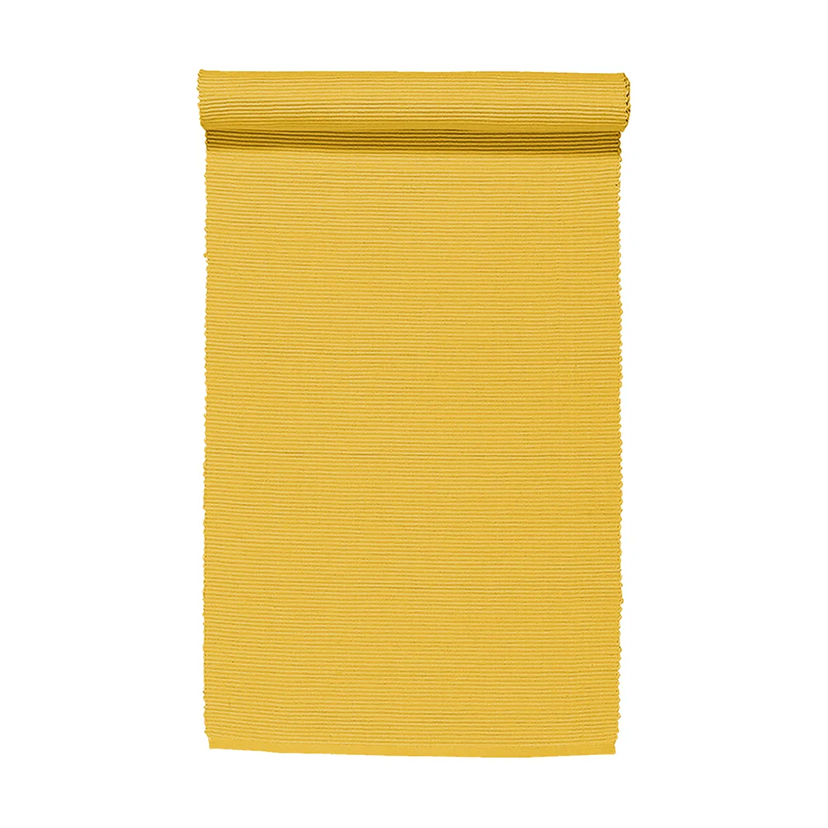 Linum Uni löpare 45x150 cm Senapsgul