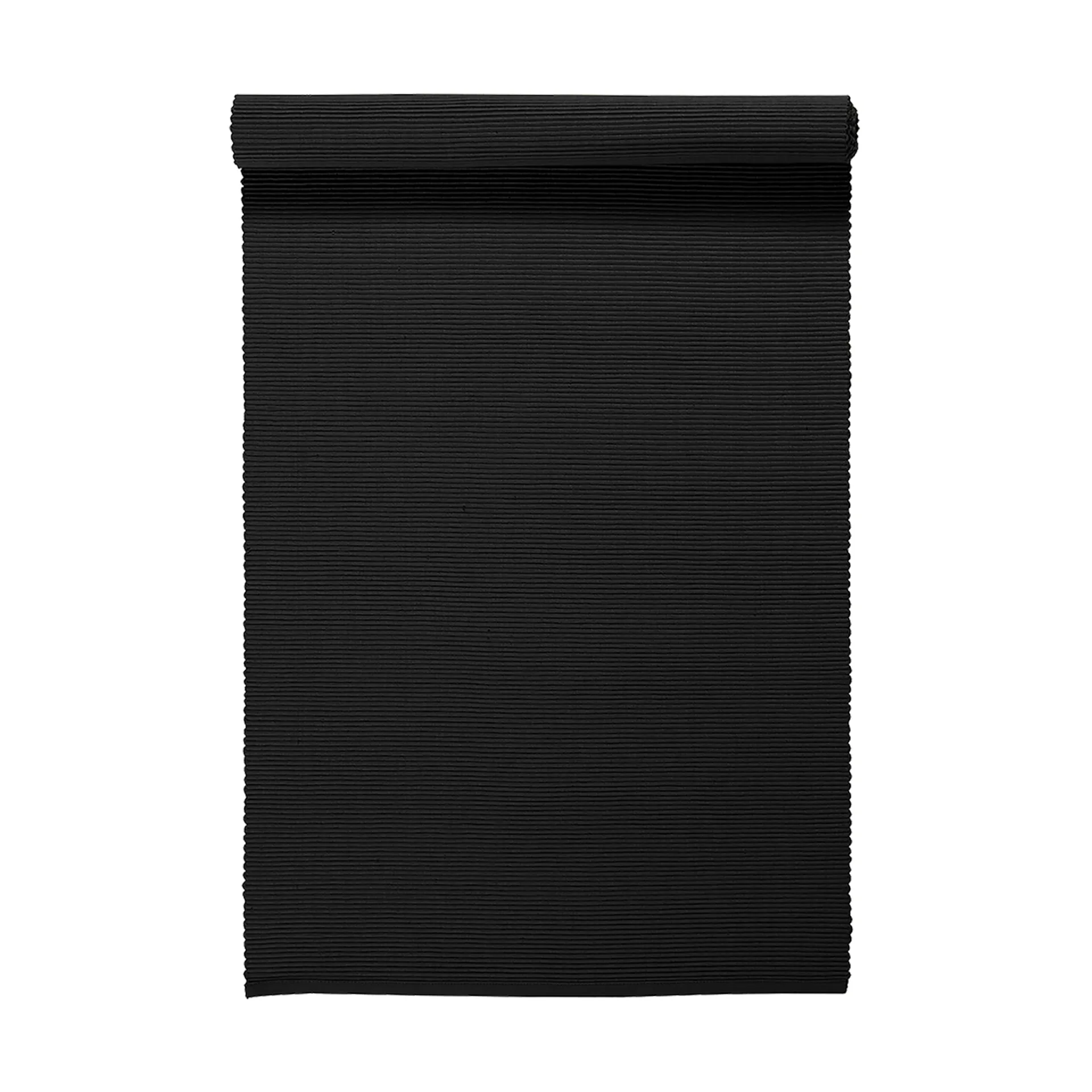 Uni löpare 45x150 cm, Svart Linum