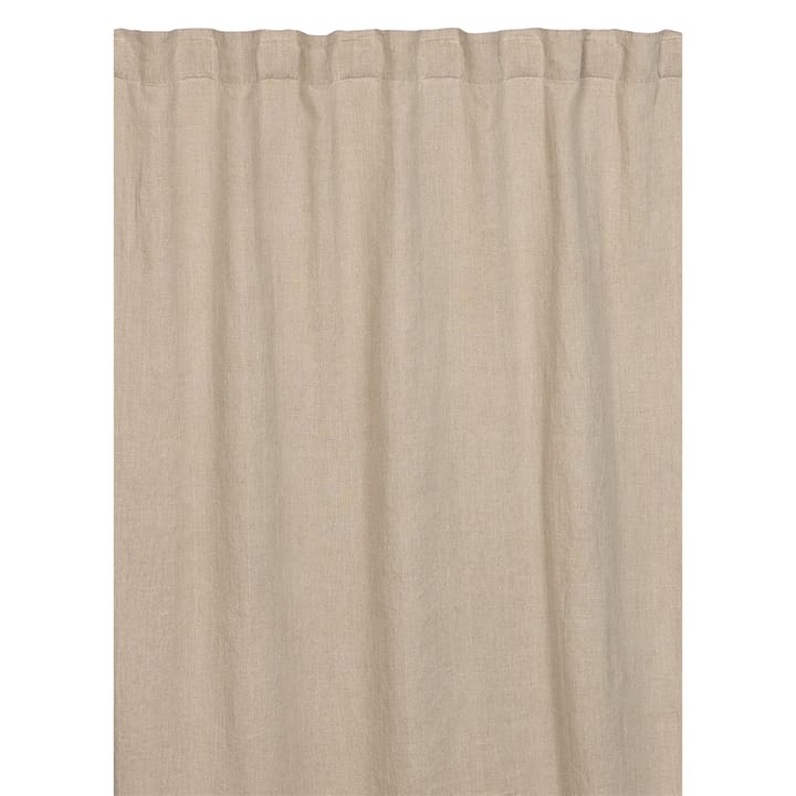 West gardin med veckband, linnebeige Linum
