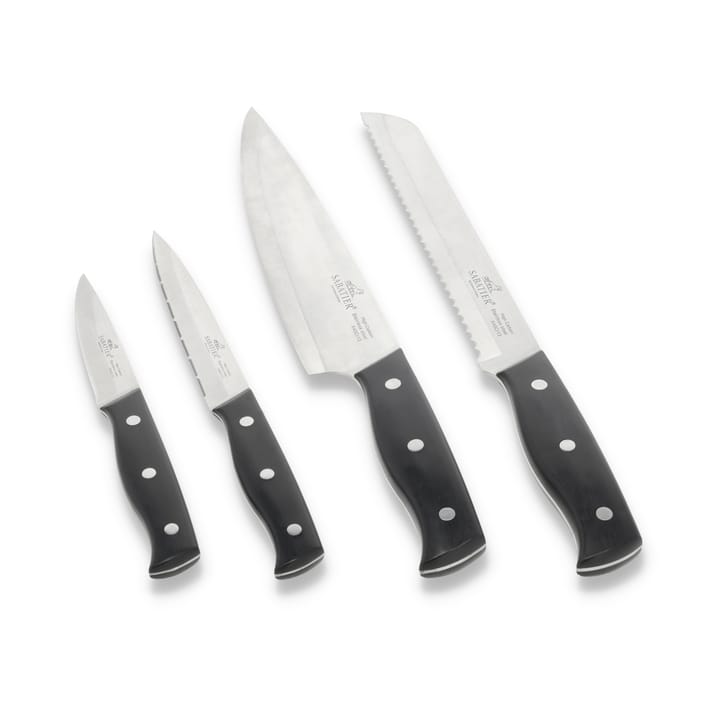 Lion Sabatier Austral knivset 4 delar, Stål-svart Lion Sabatier