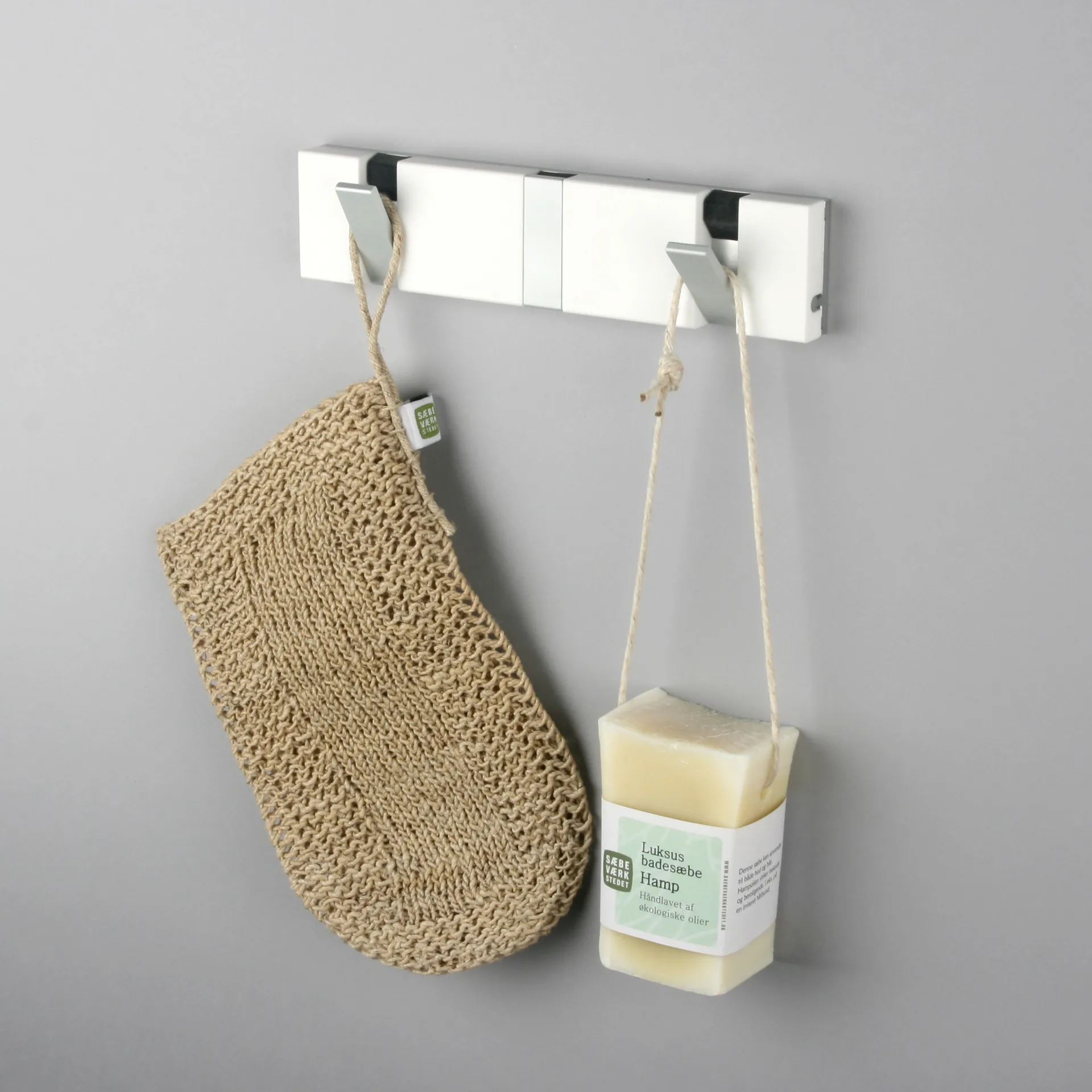 Knax hängare 20 cm komposit, vit LoCa