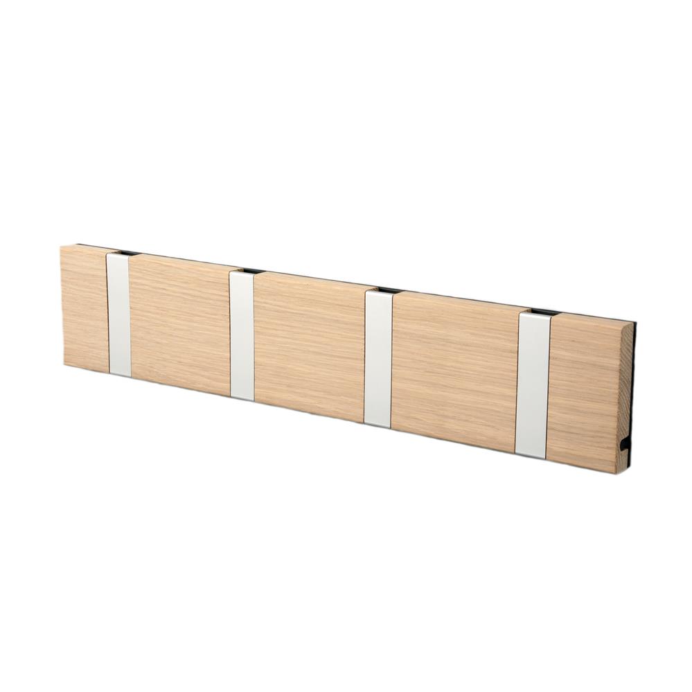 LoCa Knax hängare 40 cm såpad ek-grå | Skandinavisk Design | Krokar & Hängare | Brun