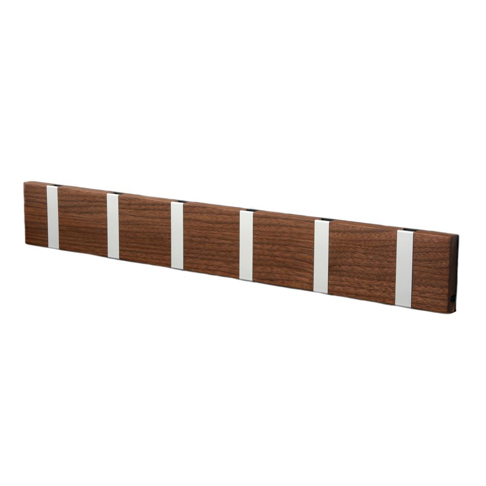 LoCa Knax hängare 60 cm oljad valnöt-grå | Skandinavisk Design | Krokar & Hängare | Brun