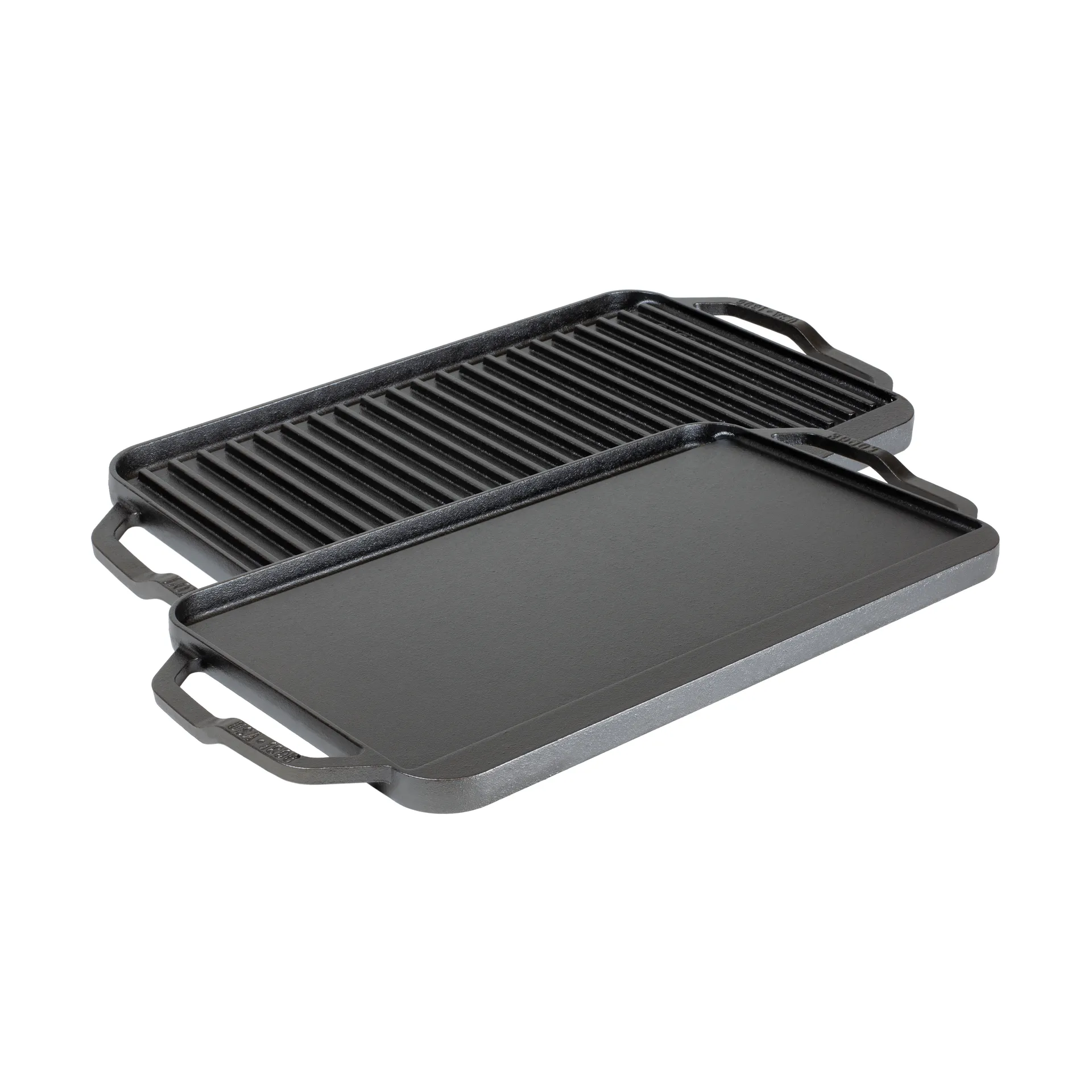 Chef collection vändbar stek- och grillplatta, 50x25 cm Lodge