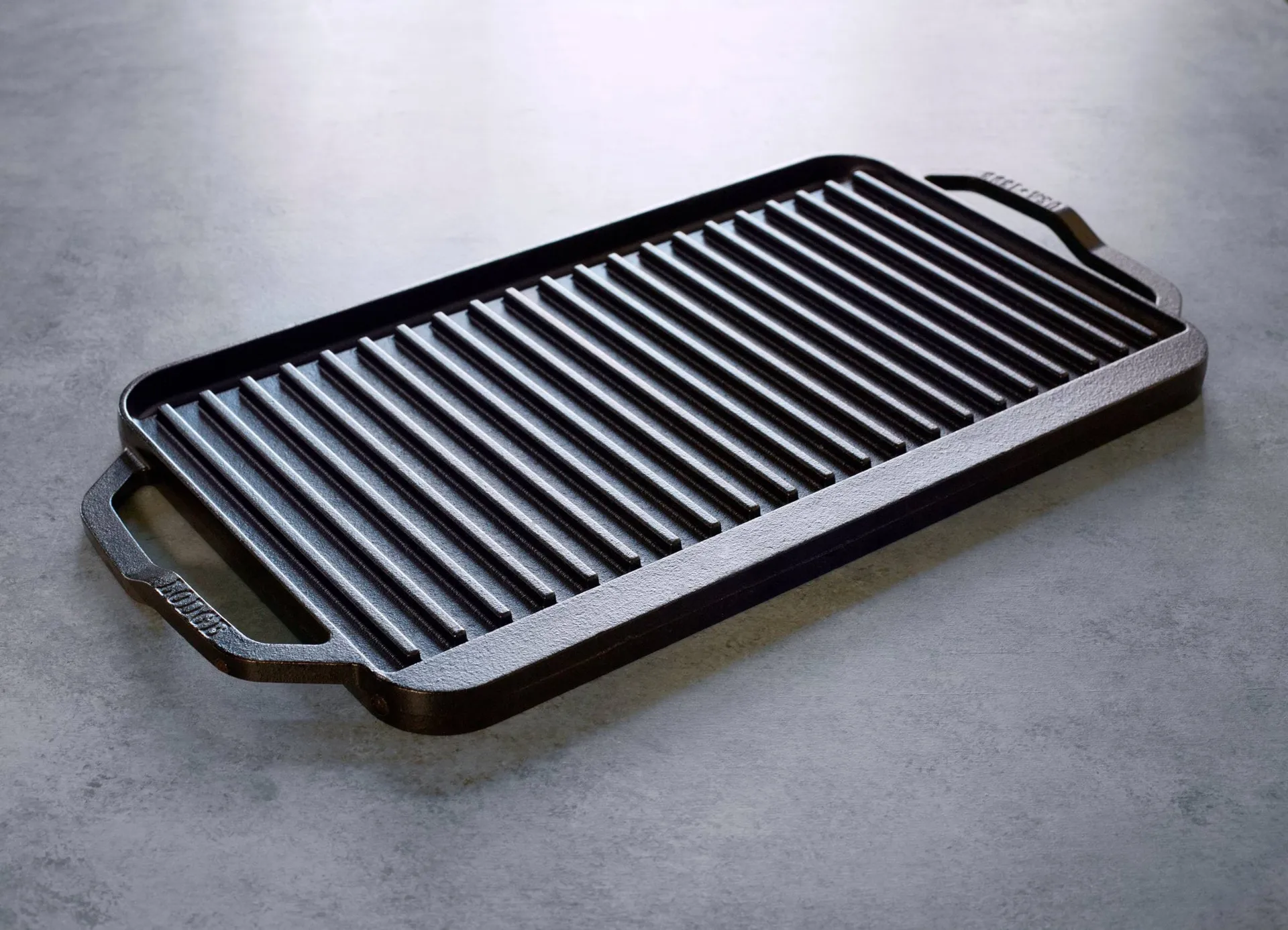 Chef collection vändbar stek- och grillplatta, 50x25 cm Lodge