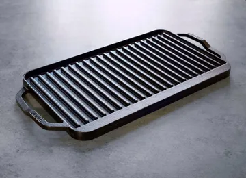 Chef collection vändbar stek- och grillplatta - 50x25 cm - Lodge