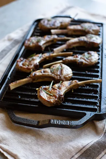 Chef collection vändbar stek- och grillplatta - 50x25 cm - Lodge