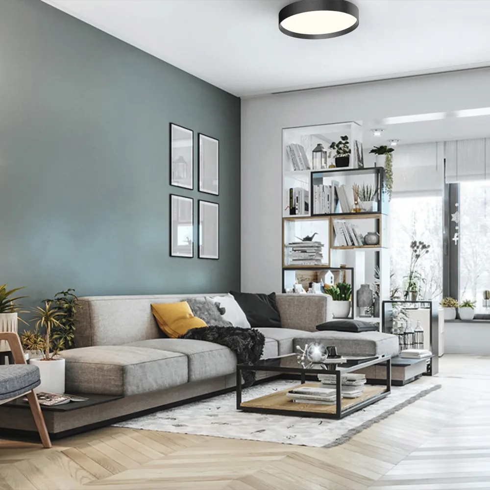 Lucia 35 plafond, Svart Loom Design