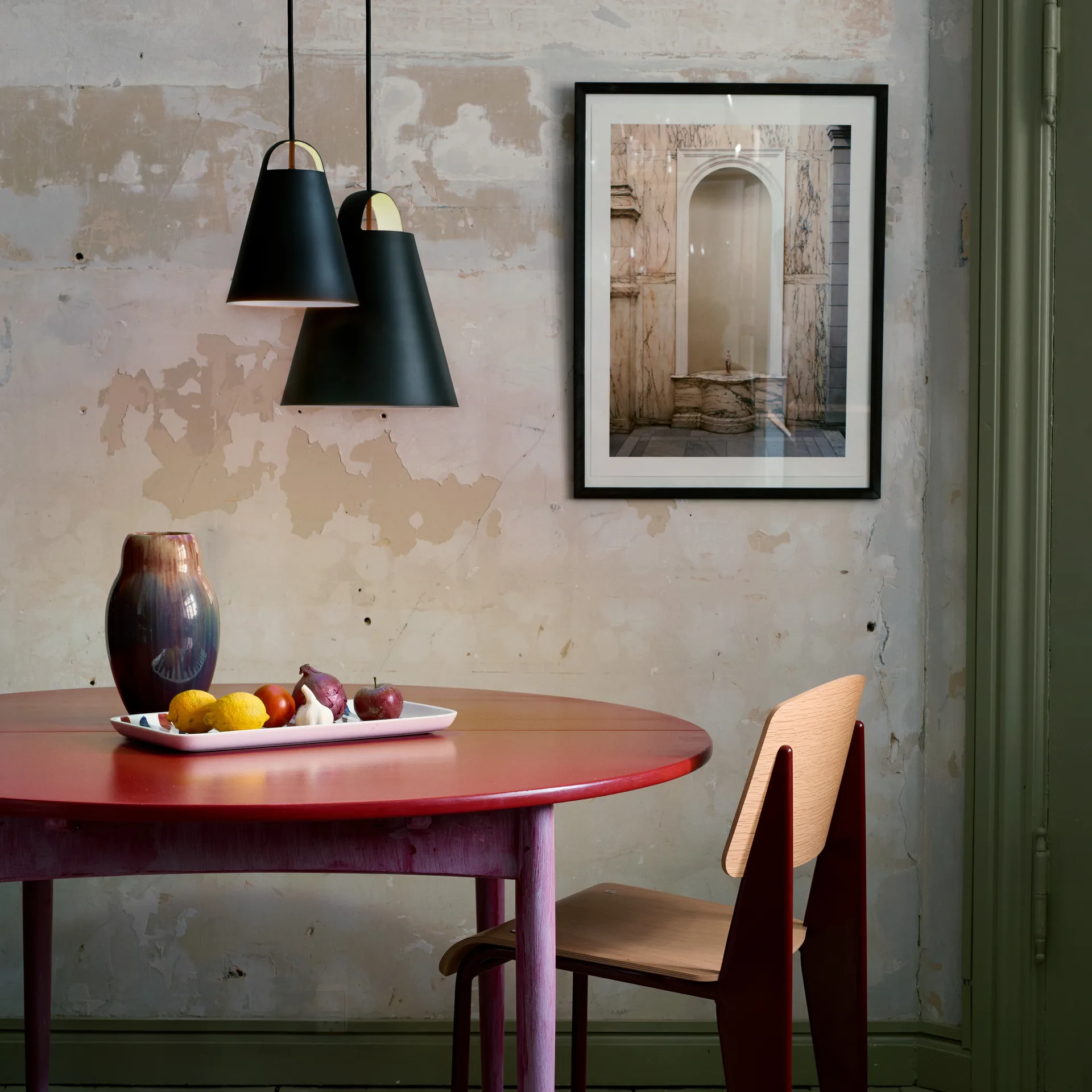 Above pendel Ø40 cm, Svart Louis Poulsen