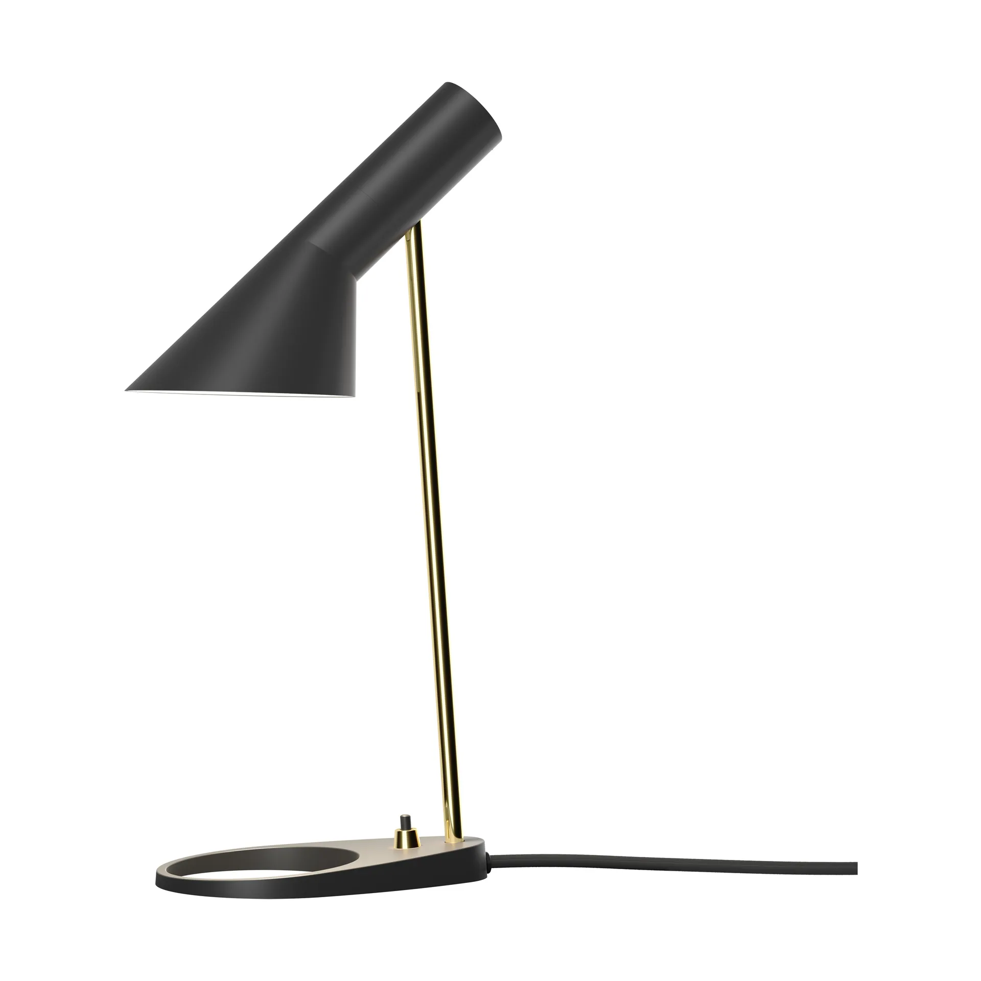 AJ MINI bordslampa, Brass-black Louis Poulsen