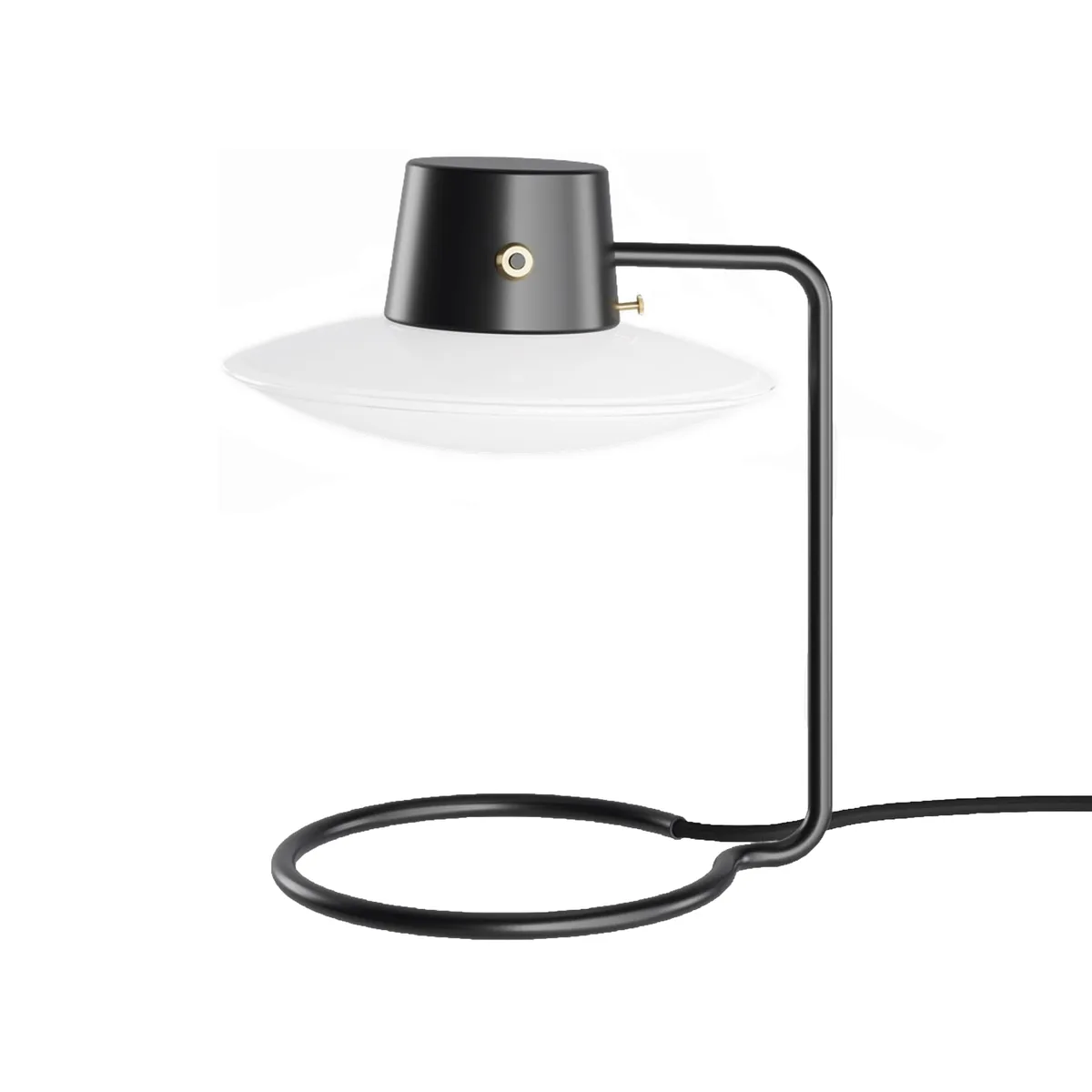 Louis Poulsen AJ Oxford bordslampa 28 cm svart Opalglas