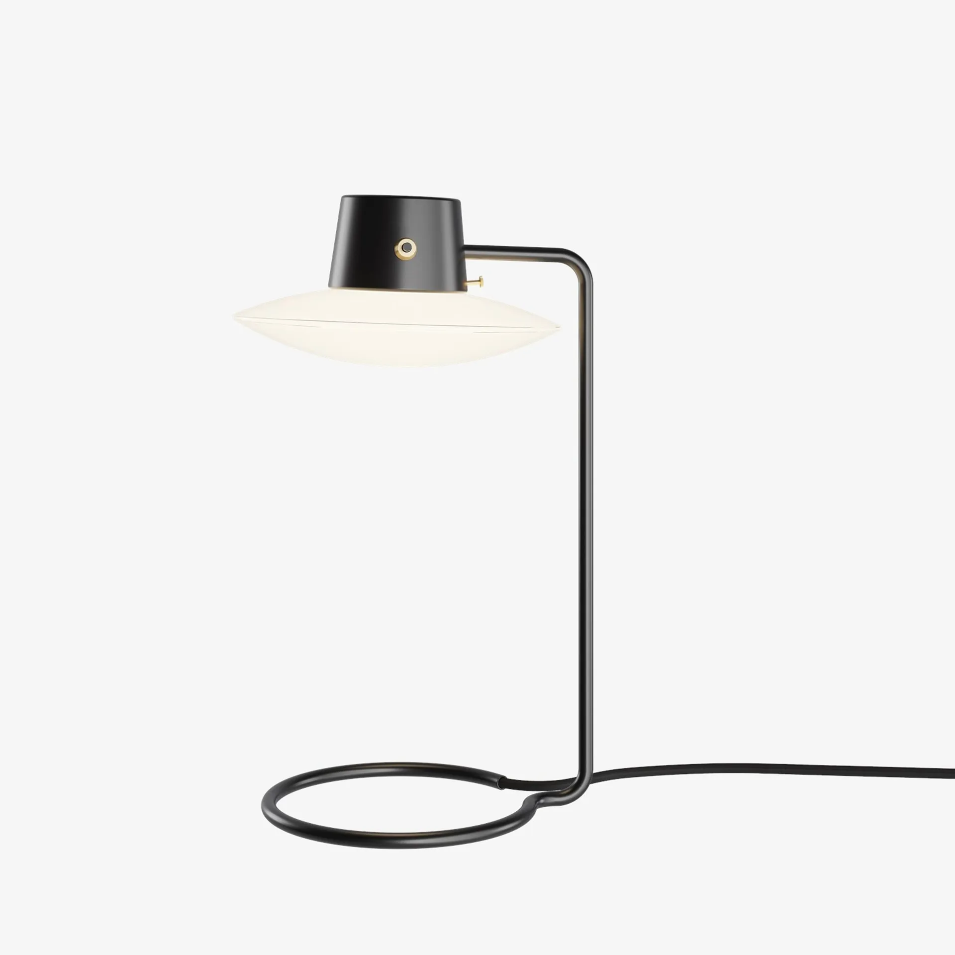 AJ Oxford bordslampa 41 cm svart, Opalglas Louis Poulsen