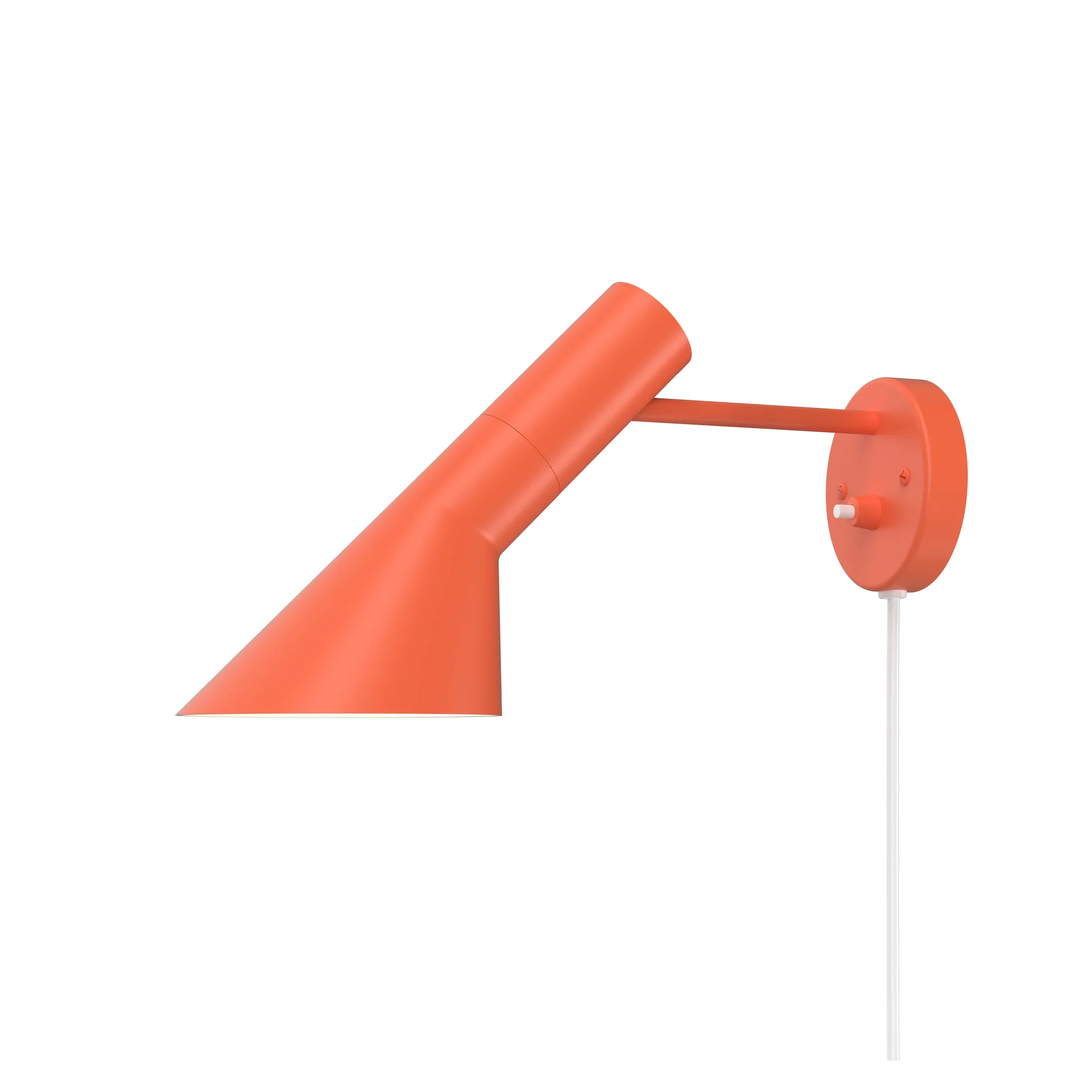 AJ vägglampa, Electric orange Louis Poulsen