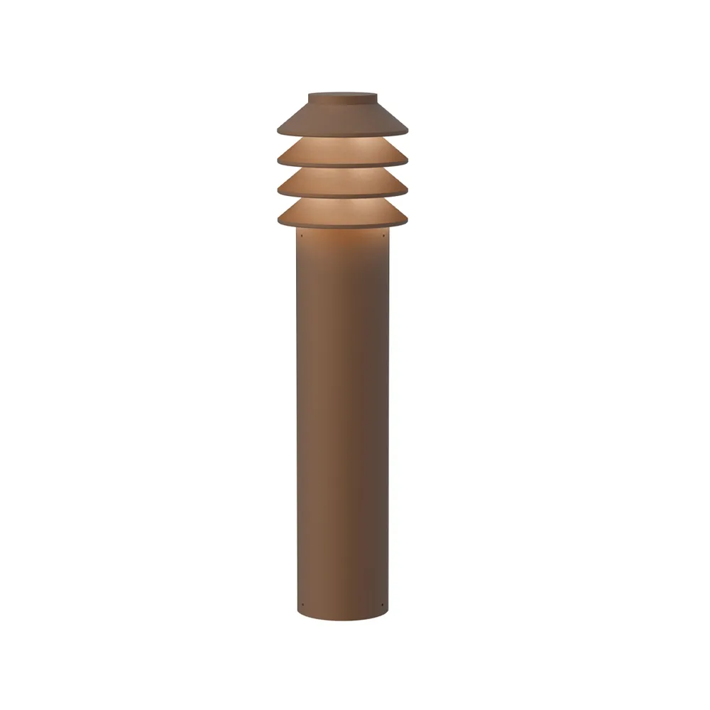 Bysted Garden Long adapter pollare, Corten, jordspett Louis Poulsen