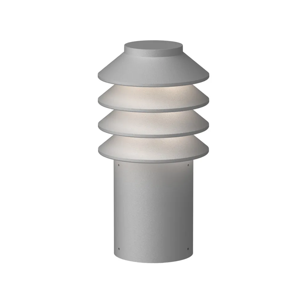 Bysted Garden Short utan adapter pollare, Aluminium Louis Poulsen