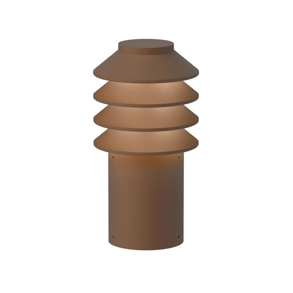 Bysted Garden Short utan adapter pollare, Corten Louis Poulsen