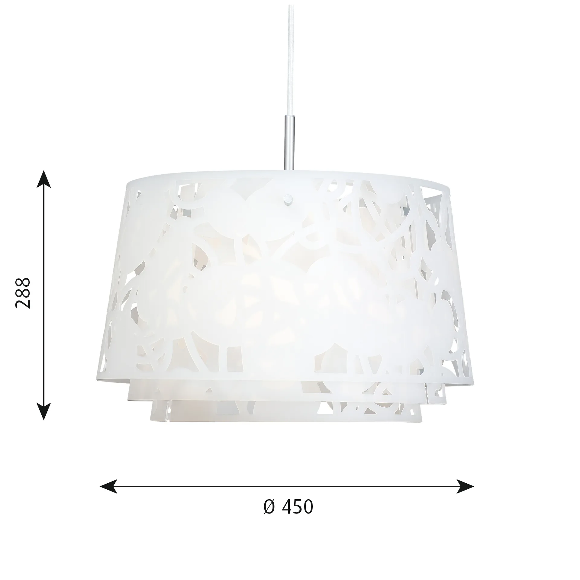 Collage pendel Ø45 cm, Vit Louis Poulsen