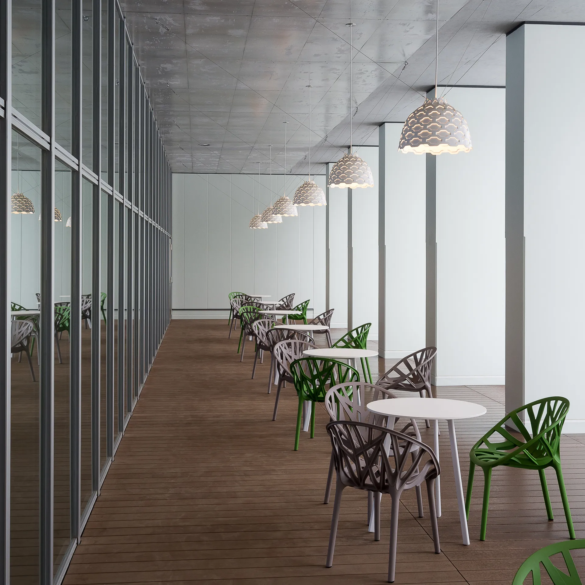 LC Shutters pendel Ø44 cm, Vit Louis Poulsen