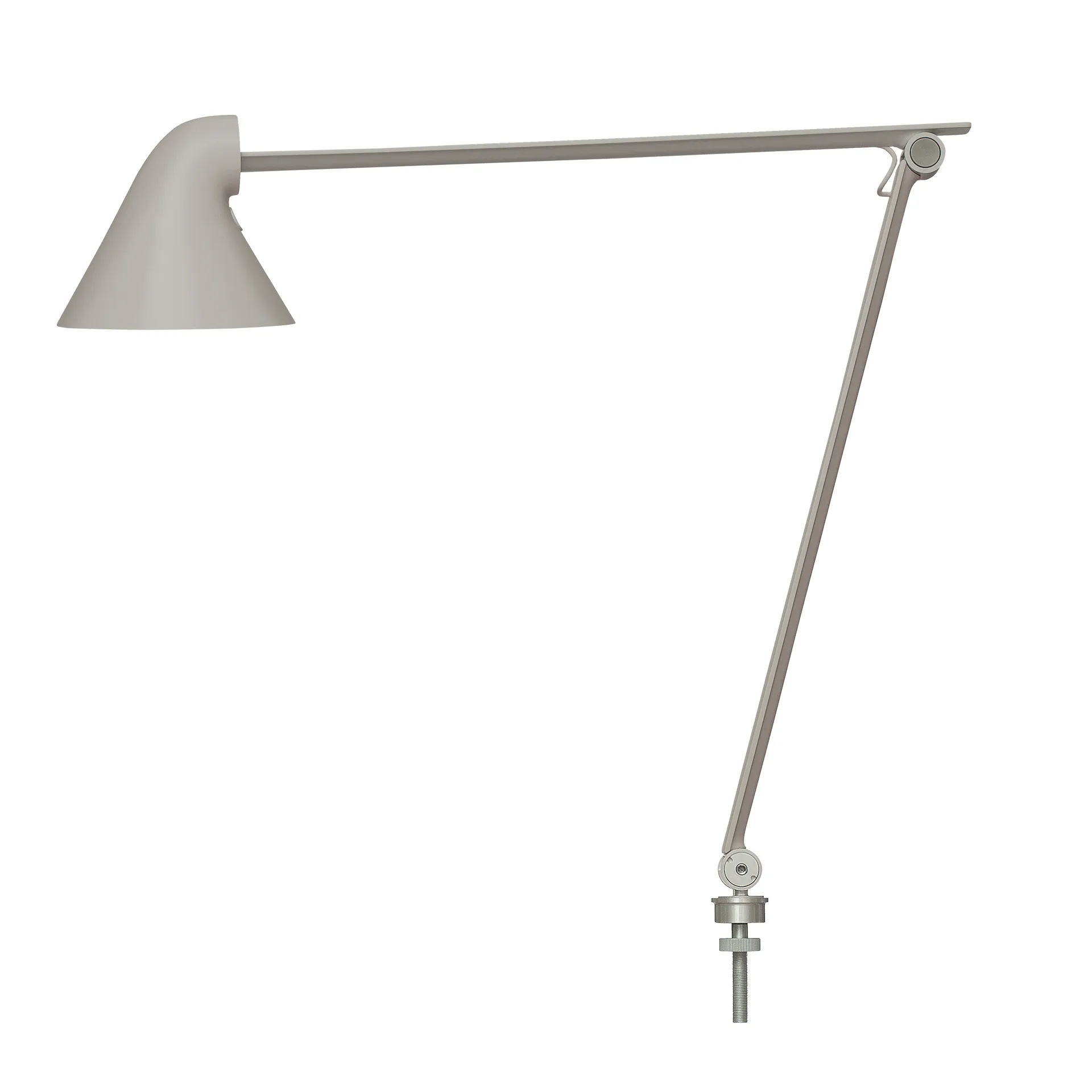 NJP bordslampa stift Ø10 mm, Ljusgrå Louis Poulsen