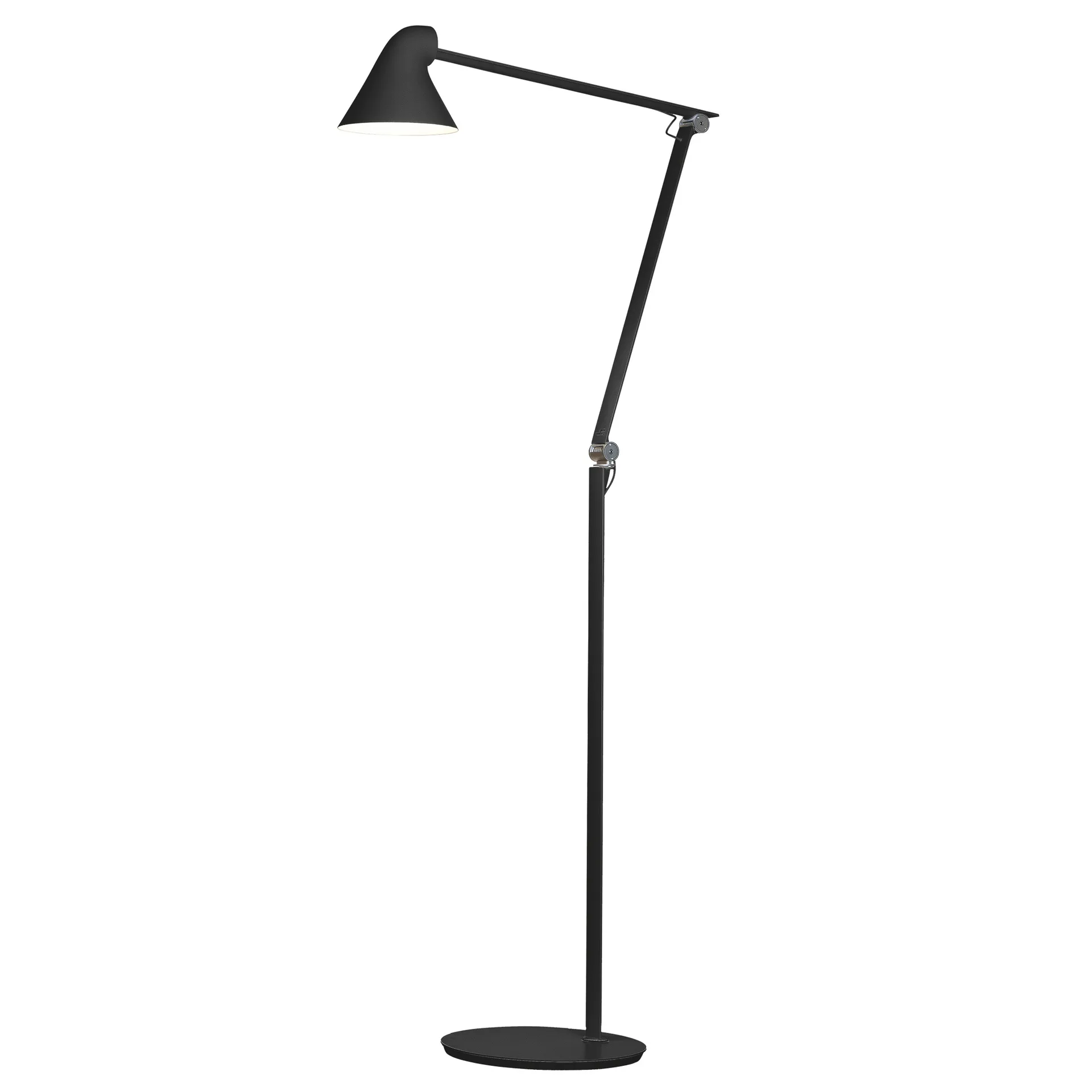 NJP golvlampa, Svart Louis Poulsen