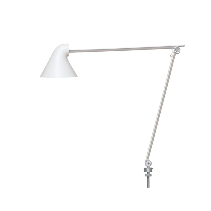 NJP skrivbordslampa - Vit, stift ø40 cm, 3000k - Louis Poulsen