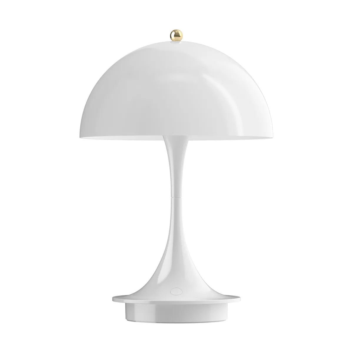 Louis Poulsen Panthella 160 portabel bordslampa Anniversary Edition Brass metallised-white