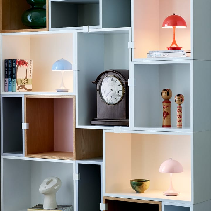 Panthella 160 portable bordslampa, Korall Louis Poulsen