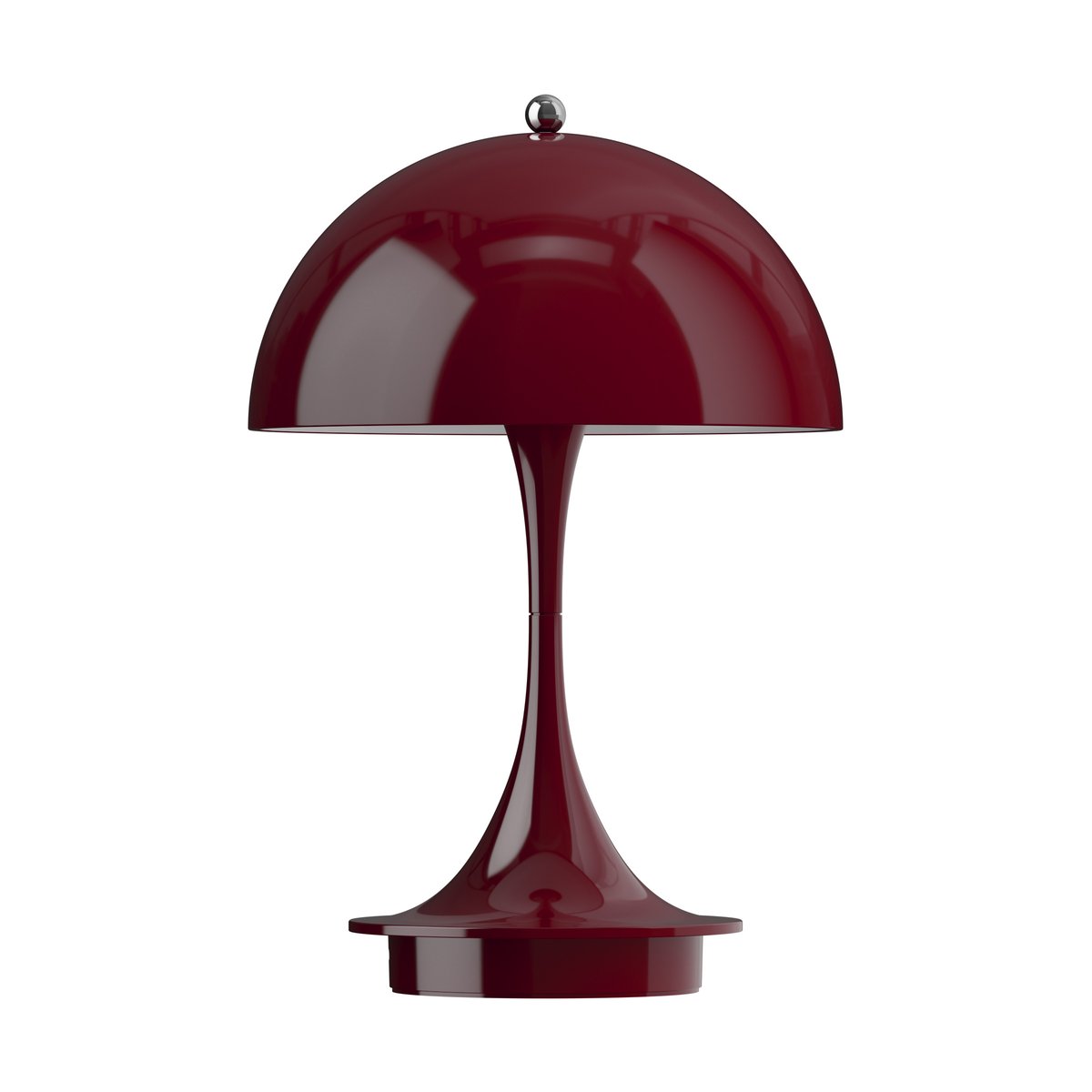 Louis Poulsen Panthella 160 portable bordslampa Opaque burgundy