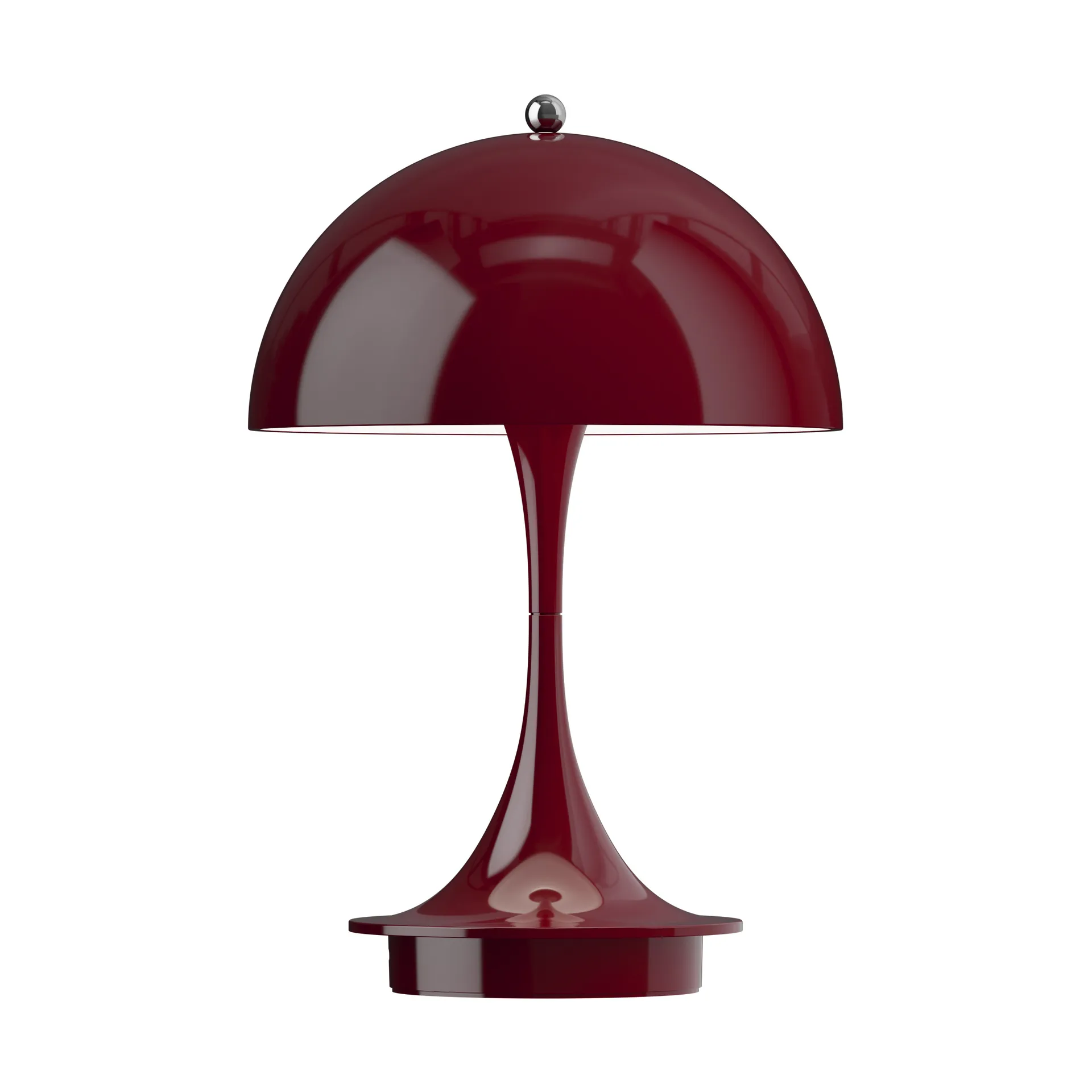 Panthella 160 Portable v3 bordslampa, Opaque burgundy Louis Poulsen