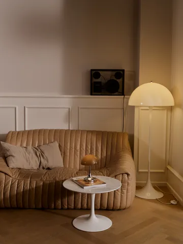 Panthella 160 Portable v3 bordslampa - Original Opal Brown - Louis Poulsen