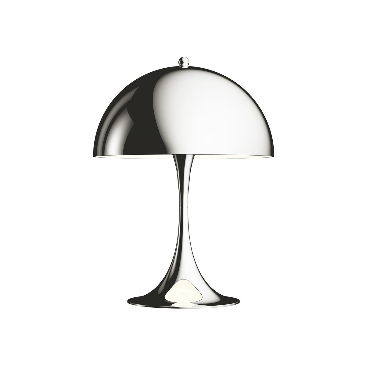 Louis Poulsen Panthella 250 bordslampa Krom | Skandinavisk Design | Bordslampor | Silverfärgad