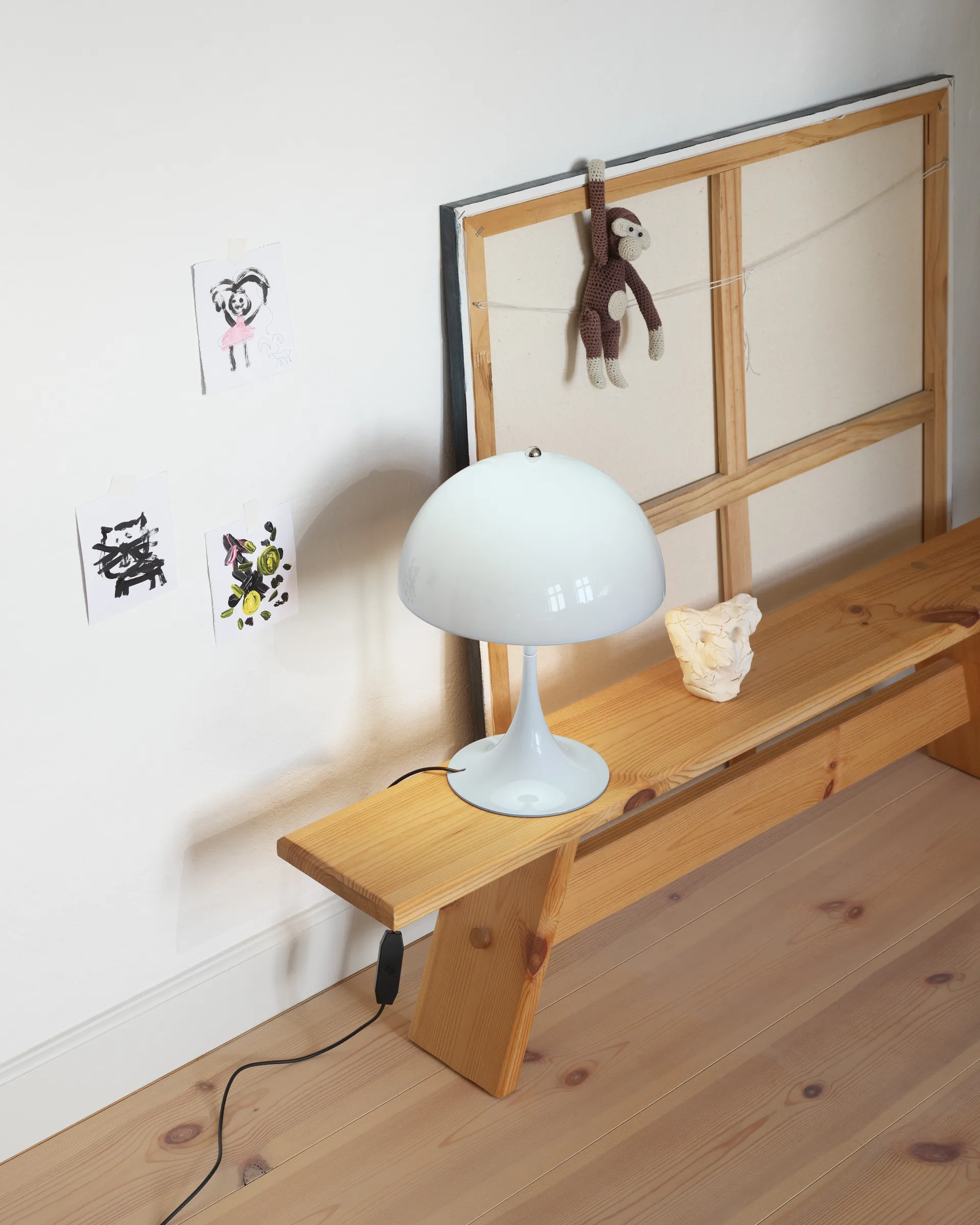 Panthella 250 bordslampa, Pale blue Louis Poulsen