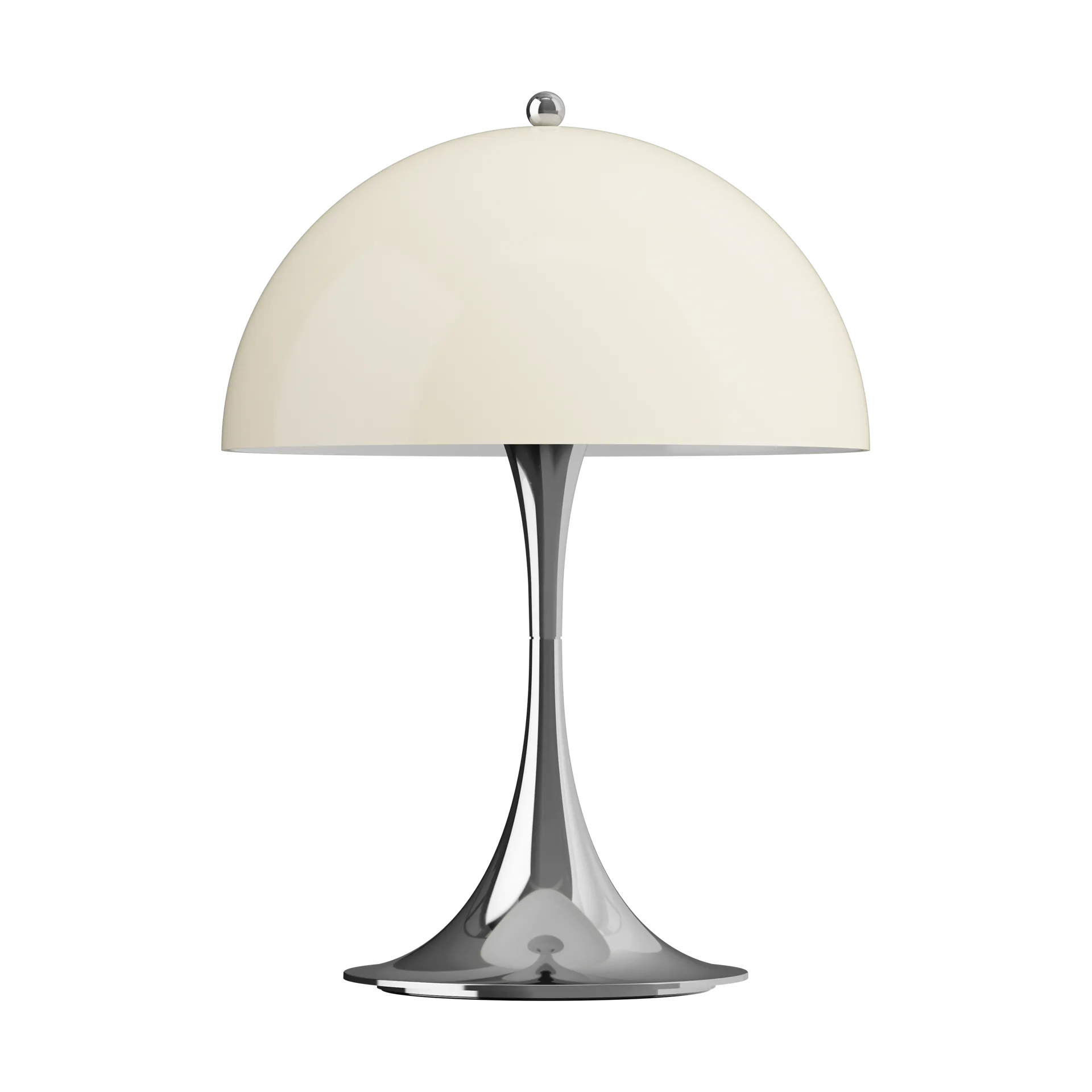 Panthella 250 portabel bordslampa, Chrome opal beige Louis Poulsen