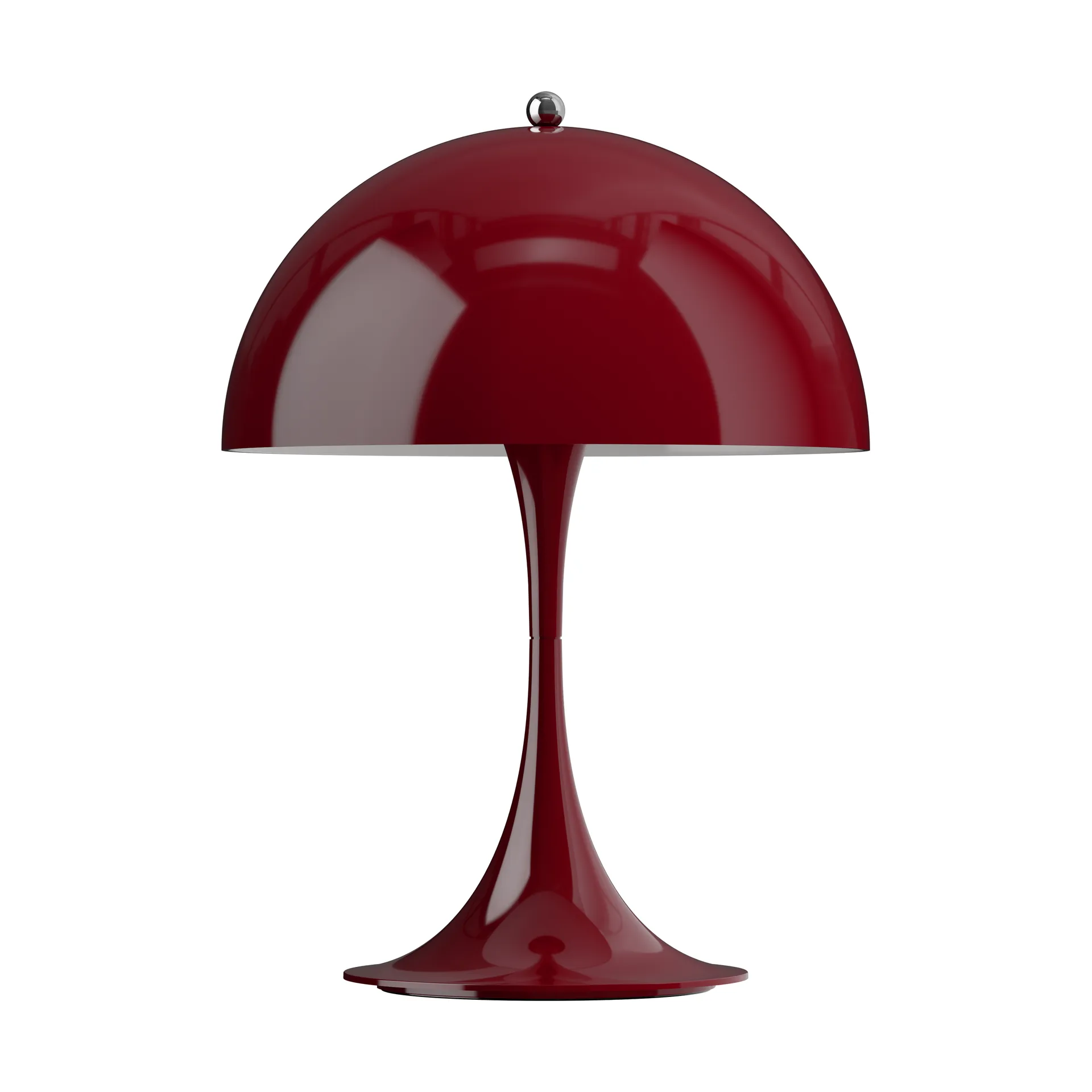 Panthella 250 portabel bordslampa, Opaque burgundy Louis Poulsen
