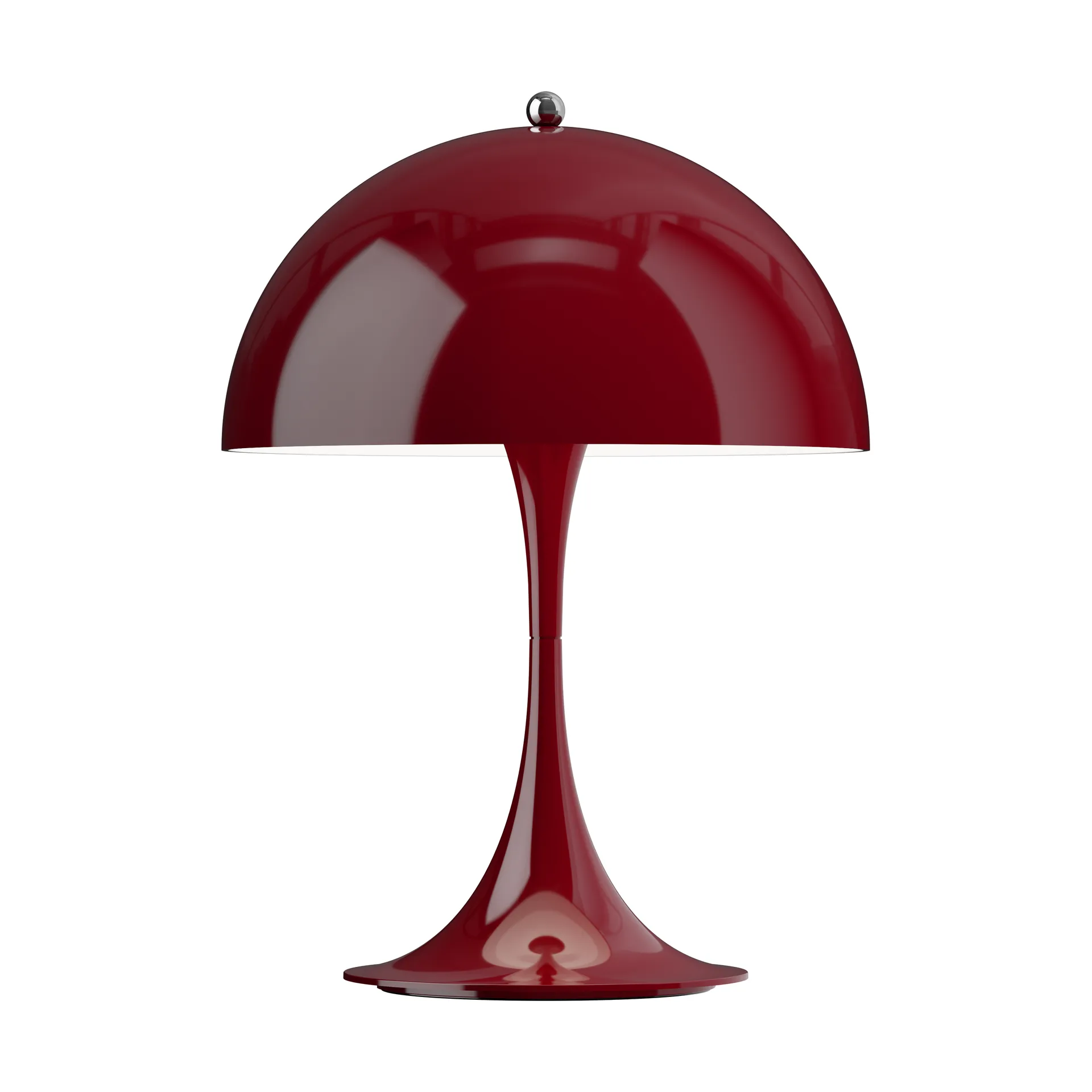 Panthella 250 portabel bordslampa, Opaque burgundy Louis Poulsen