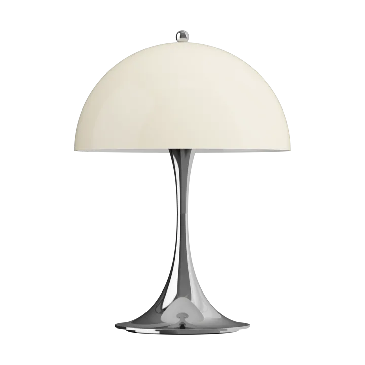 Panthella 250 portabel bordslampa V3 - Chrome opal beige - Louis Poulsen