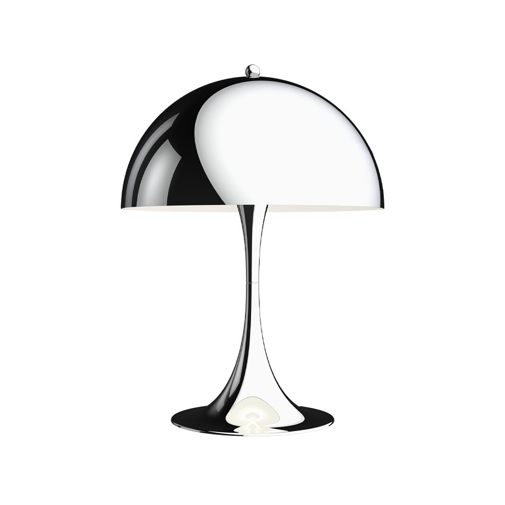 Louis Poulsen Panthella 320 bordslampa Krom | Skandinavisk Design | Bordslampor | Silverfärgad